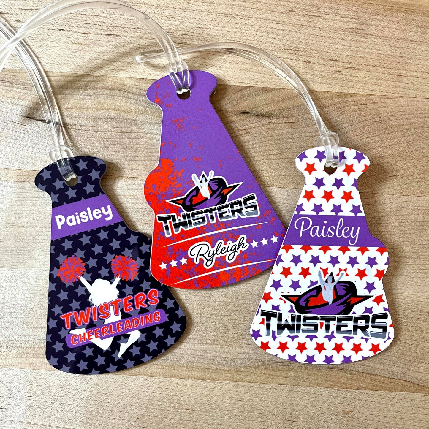 Personalized Megaphone Luggage Tags