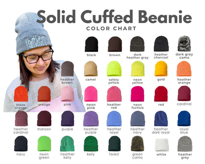 Custom Embroidered Beanie