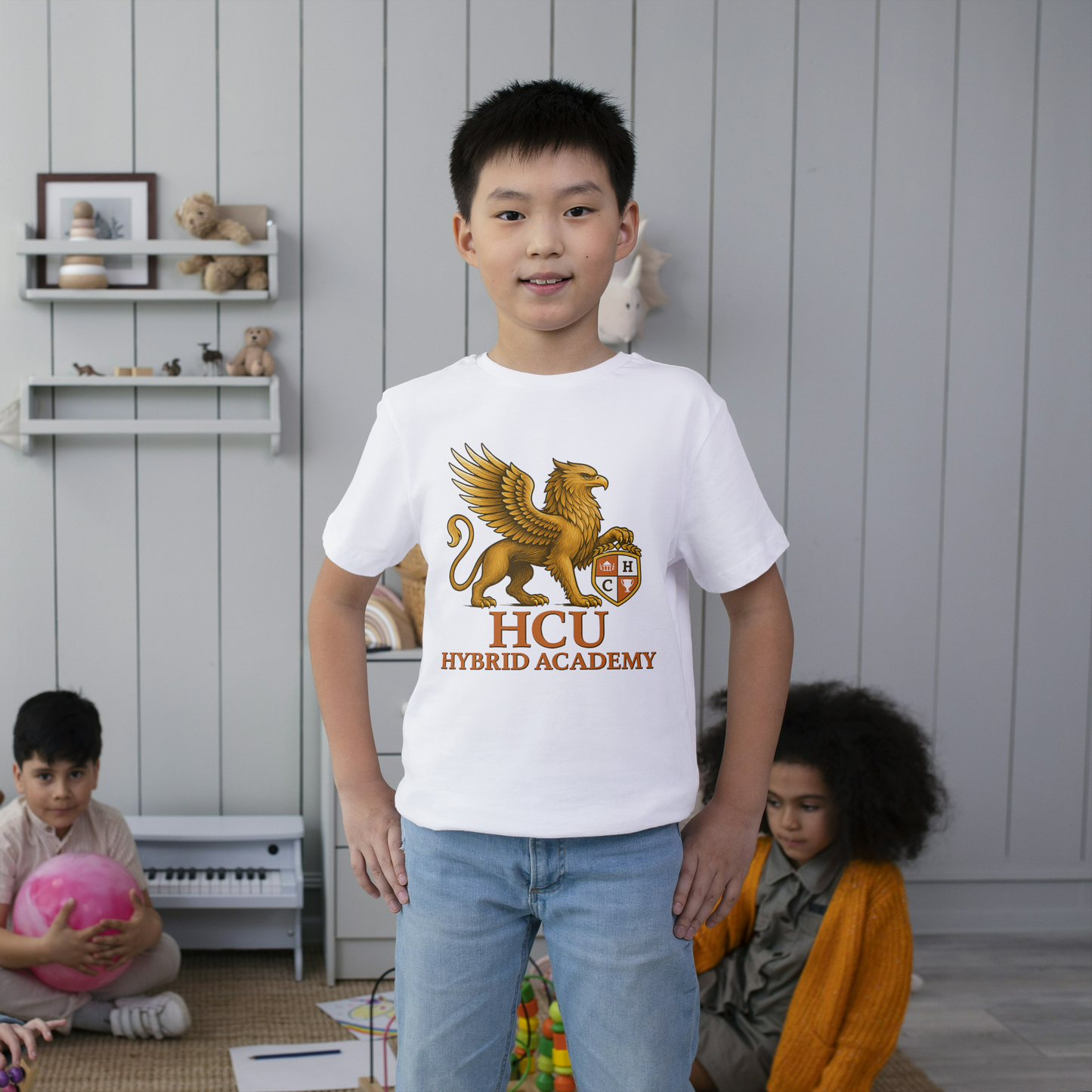 HCU Hybrid Academy Youth Logo Tee