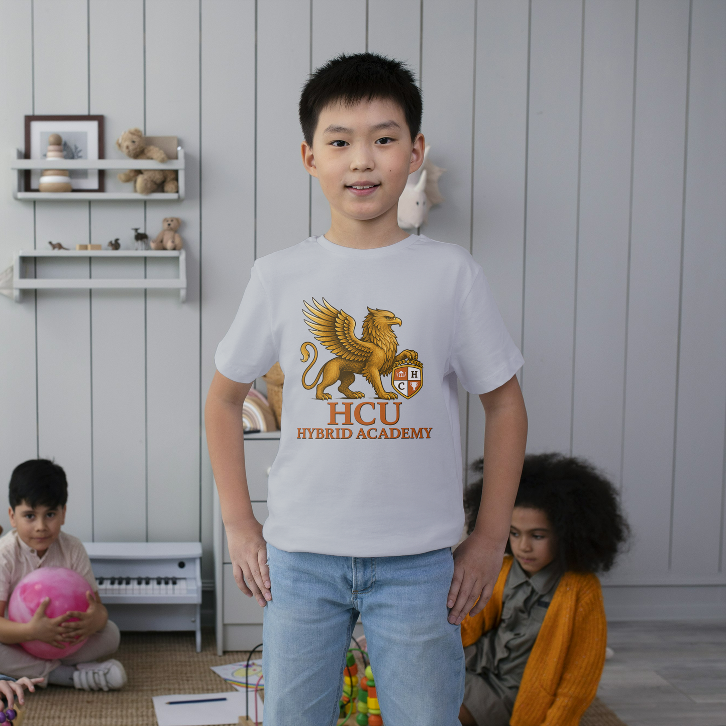 HCU Hybrid Academy Youth Logo Tee