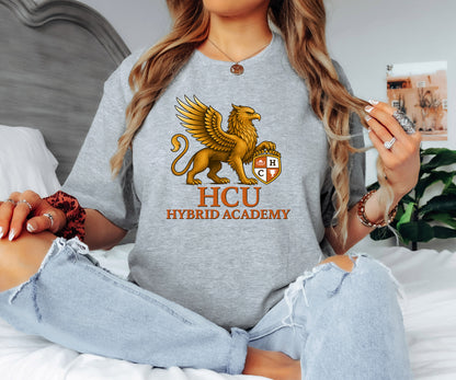 HCU Hybrid Academy Adult Logo Tee