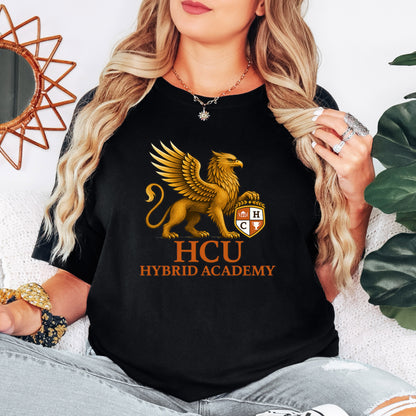 HCU Hybrid Academy Adult Logo Tee