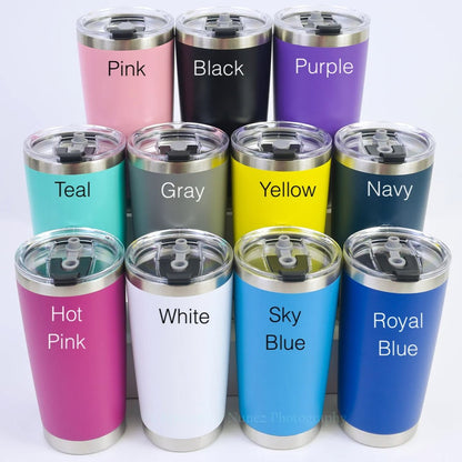 Custom Logo 20oz Insulated Tumbler – Full Color UV DTF