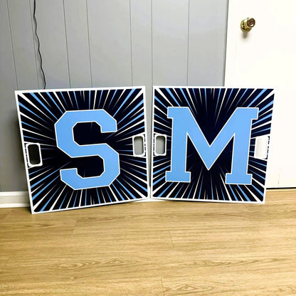 Custom Cheer Signs | Circle, Square & Rectangle with or without Handles