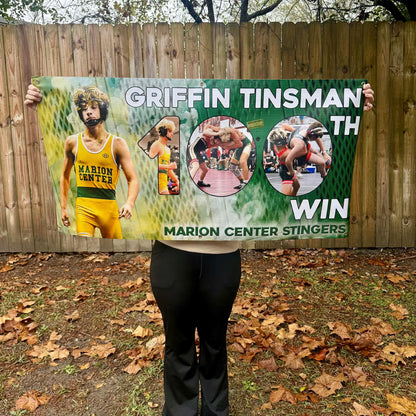 Custom Sports Banners | Senior Night, 1,000 Point & Milestone Banners