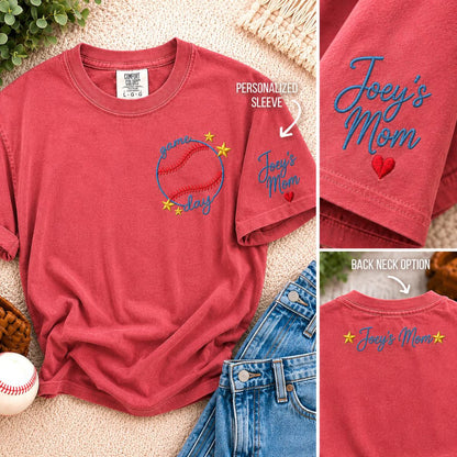 Embroidered Game Day Shirt