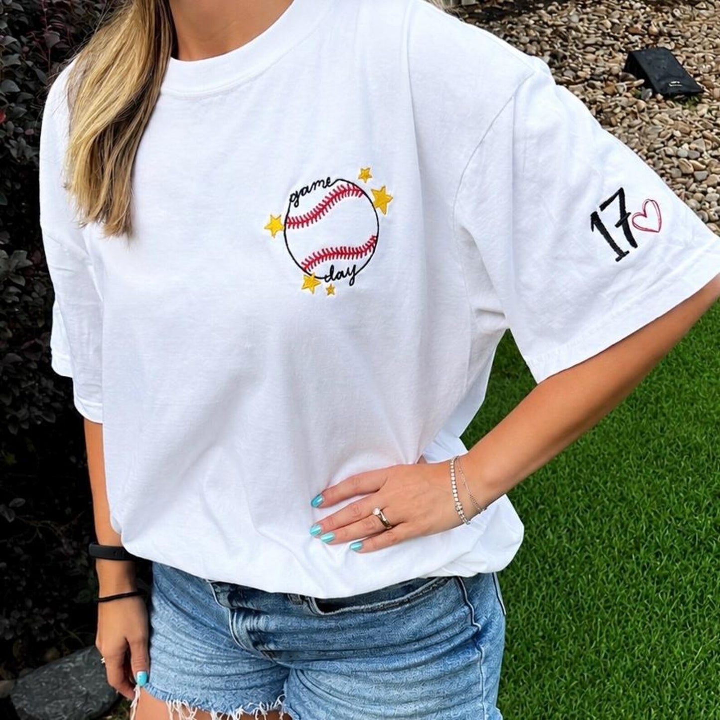 Embroidered Game Day Shirt